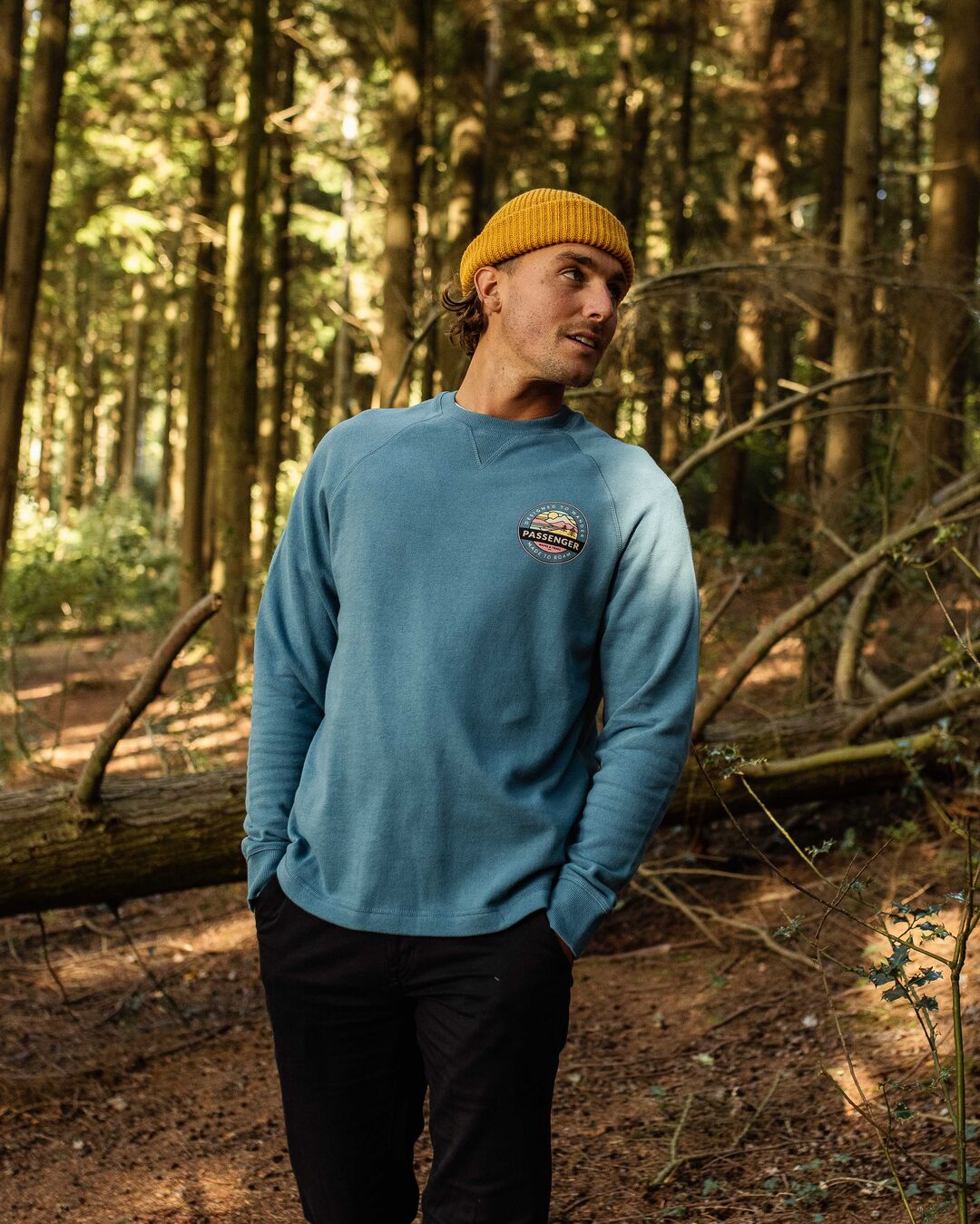 Odyssey Recycled Cotton Sweatshirt - Blue Steel