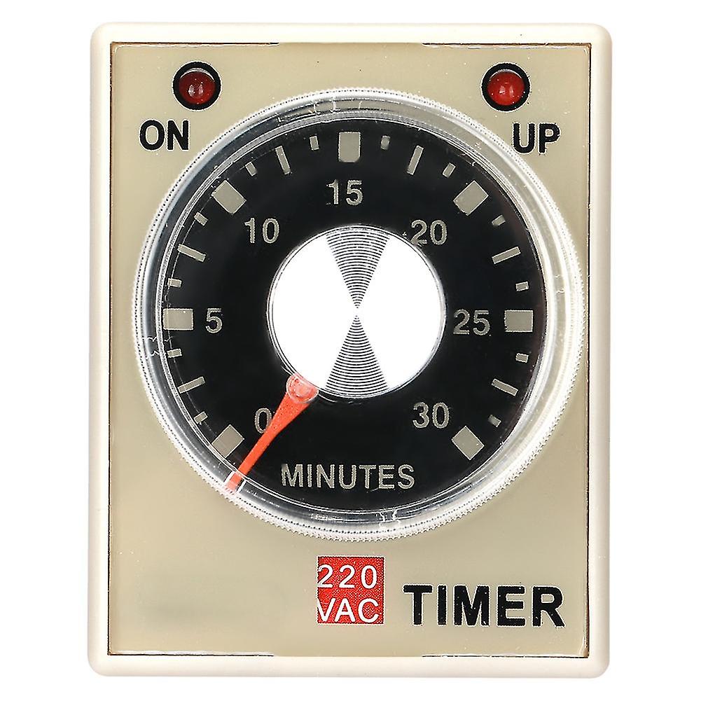 220VAC 30Minutes Power On Delay Timer Time Relay AH3-3(30M)