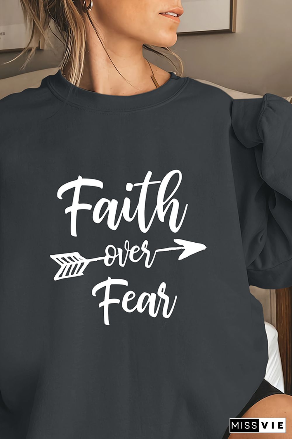 Faith over Fear Sweatshirt Wholesale