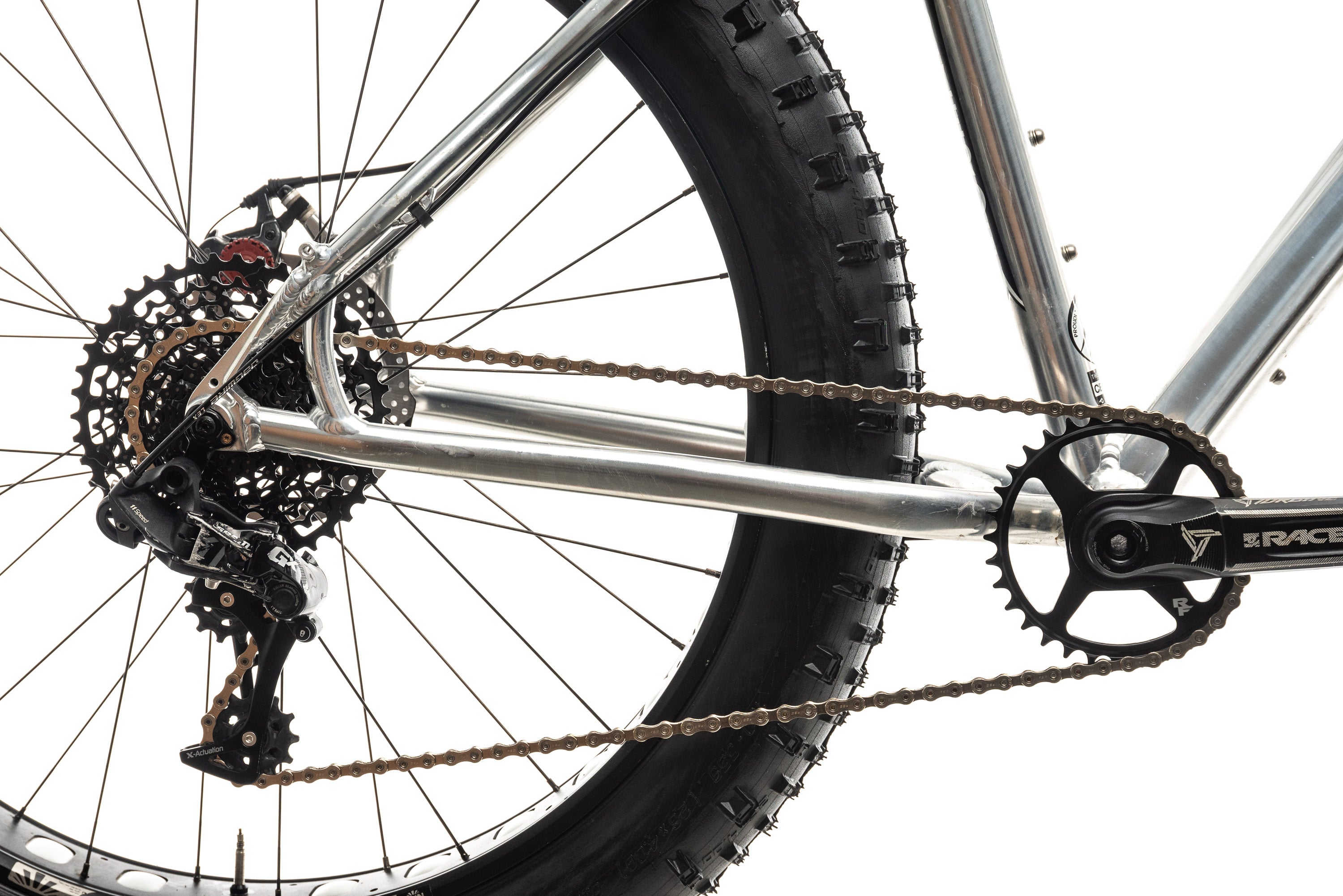 9:Zero:7 Whiteout AL Fat Bike - Large