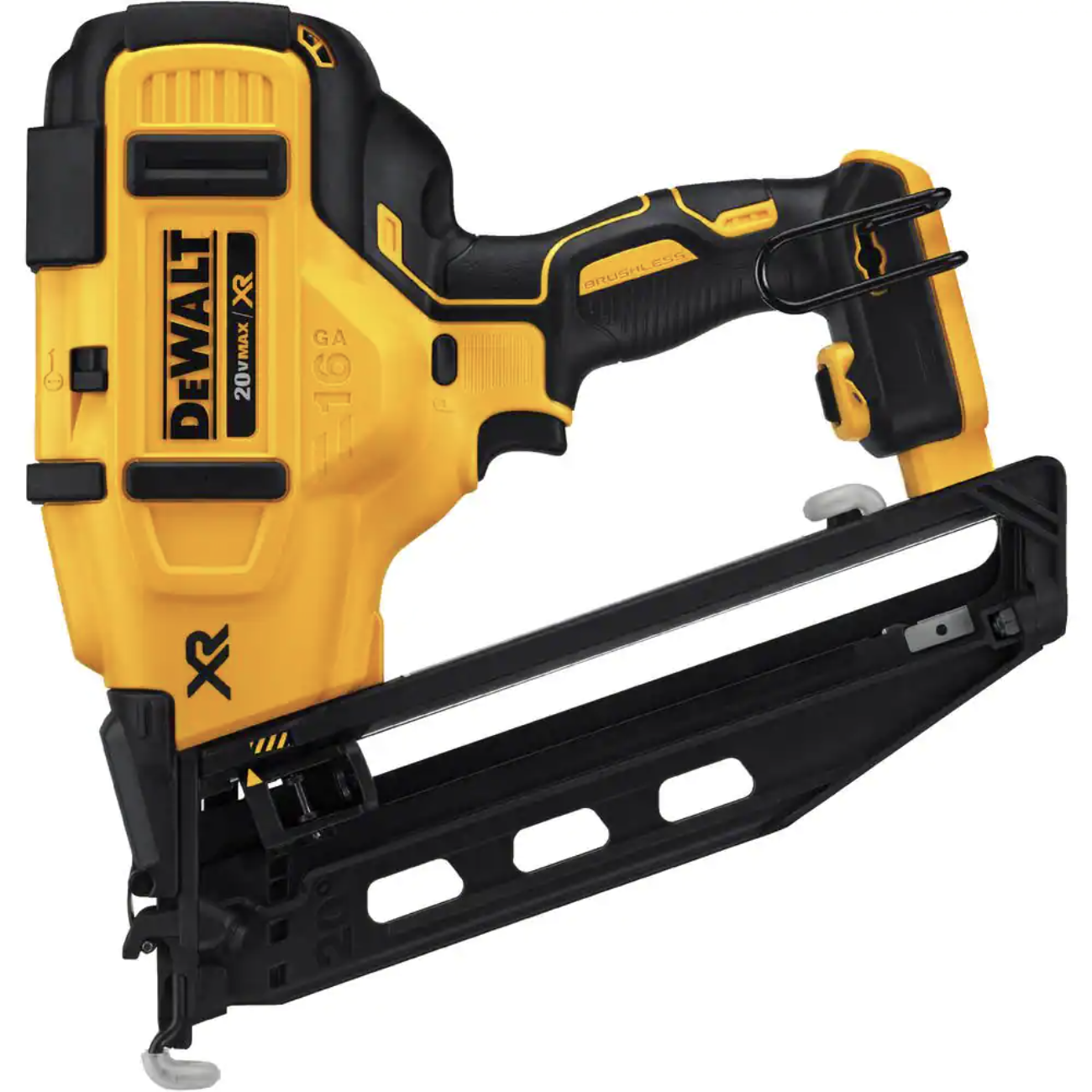 Dewalt 20-Volt MAX XR Lithium-Ion Cordless 16-Gauge Angled Finish Nailer (Tool-Only)