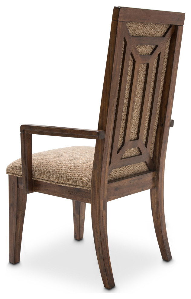 Carrollton Arm Chair  Set of 2   Rustic Ranch   Transitional   Dining Chairs   by Michael Amini  Houzz