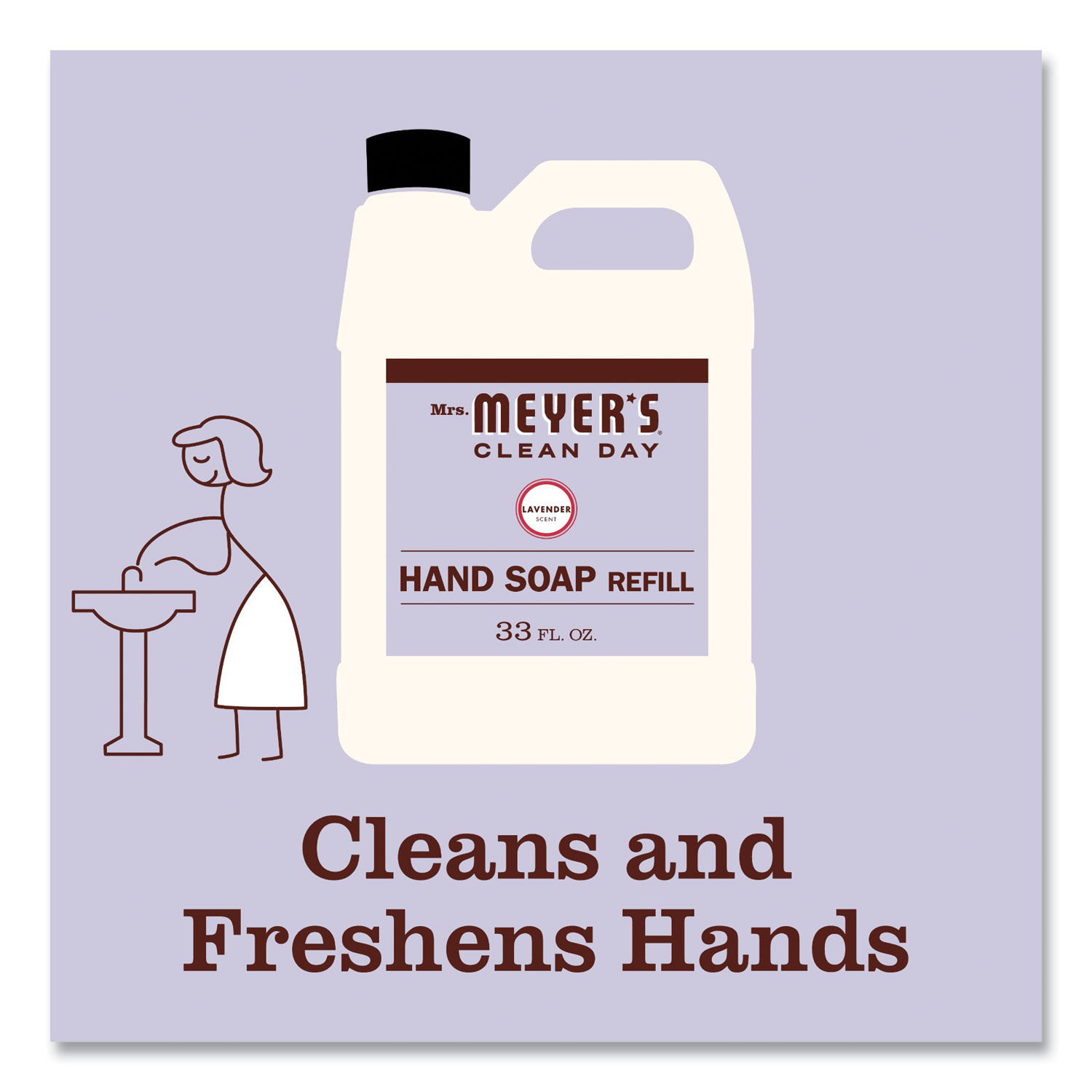 Clean Day Liquid Hand Soap Refill by Mrs. Meyer'sandreg; SJN651318EA