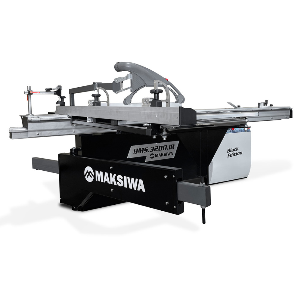 Maksiwa Sliding Panel Saw 5HP with Tilting Blade and Scoring Blade ;