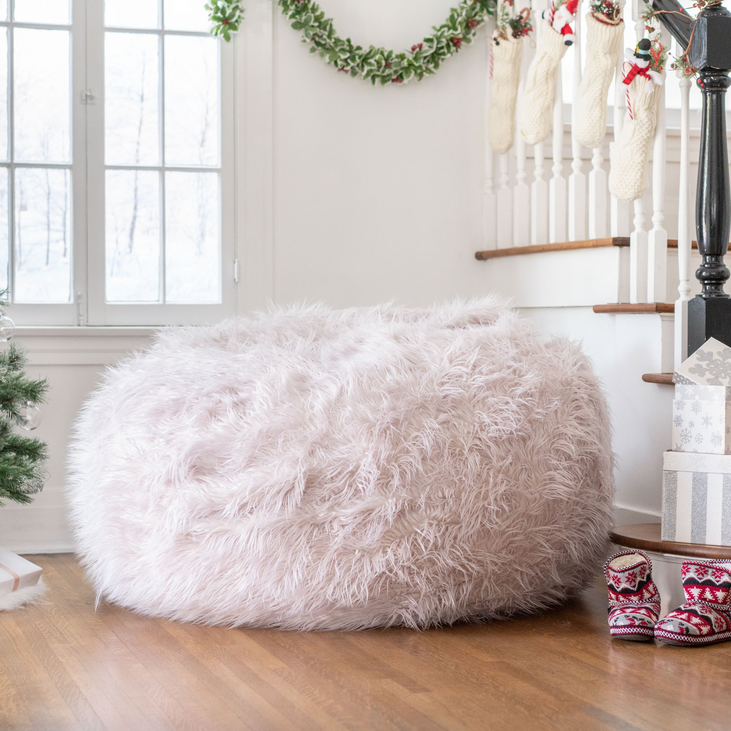 Lycus Faux Fur Bean Bag Chair