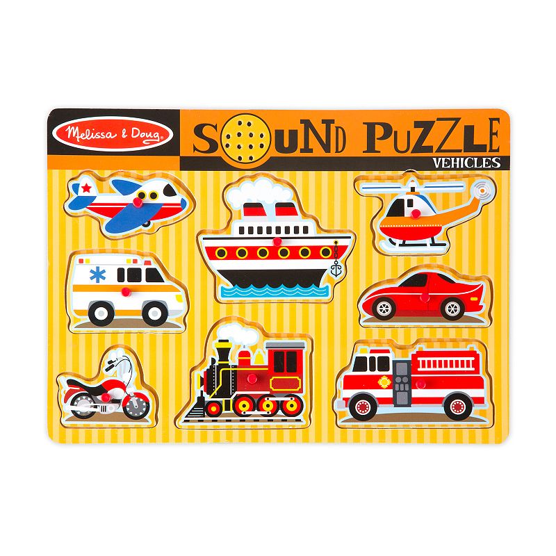 Melissa and Doug Vehicles Sound Puzzle