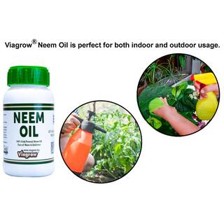 Viagrow 8 oz. Cold Pressed Neem Oil Seed Extract (Makes 12 Gal.) VNEEM8