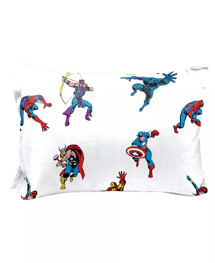 Saturday Park Marvel Invincible 100% Organic Cotton Queen Sheet Set