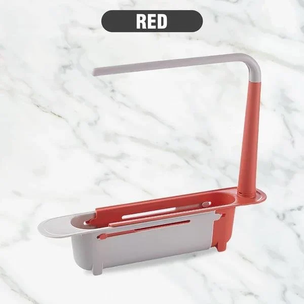 (🎅HOT SALE NOW-49% OFF)🔥🔥 Telescopic Sink Storage Rack & BUY 2 GET EXTRA 10% OFF