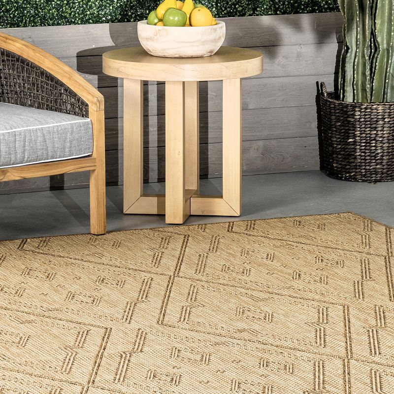 nuLOOM Vizia Diamond Indoor Outdoor Area Rug