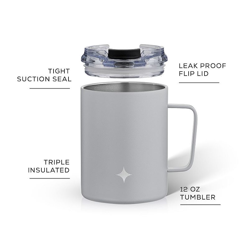 JoyJolt Vacuum Insulated Tumbler with Lid and Handle