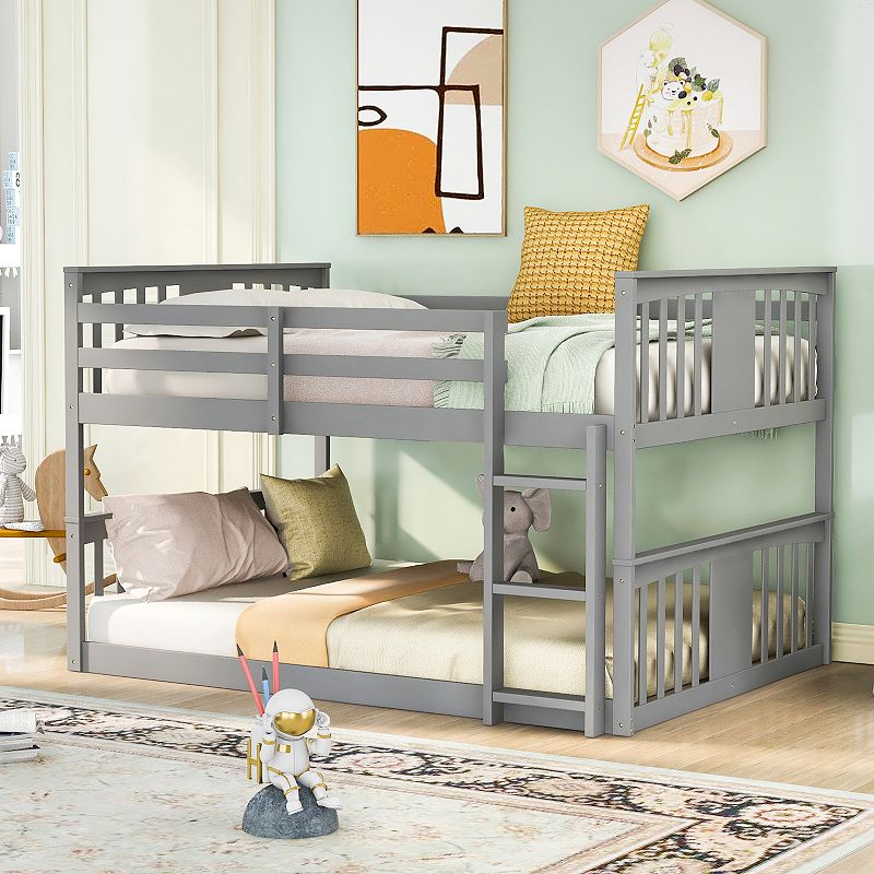 Merax Full Size Bunk Bed with Ladder