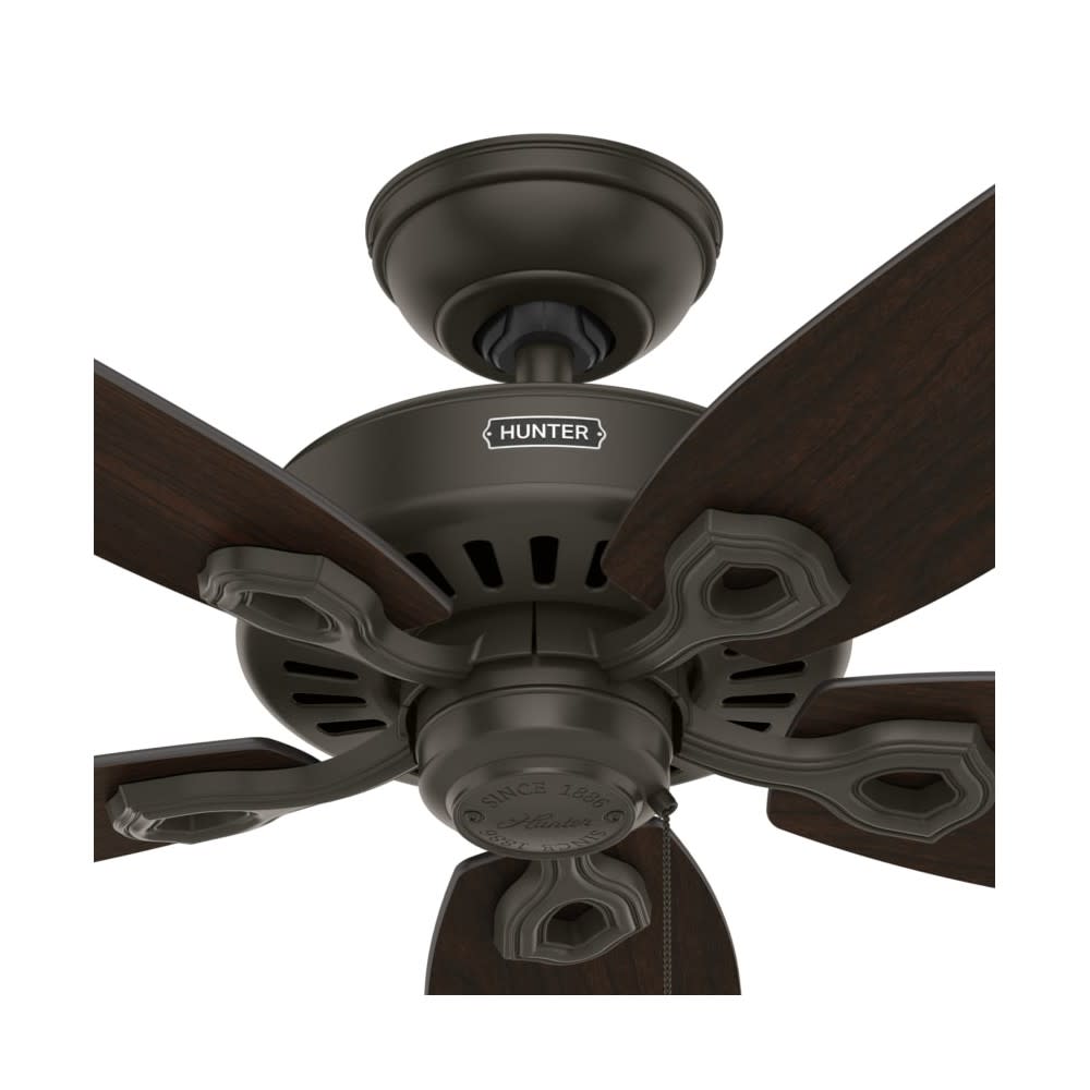 Hunter Builder Elite Ceiling Fan 52 New Bronze Stained Oak