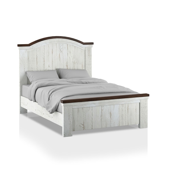 Furniture of America Ynez White 3-piece Bedroom Set with 2 Nightstands - - 31857812