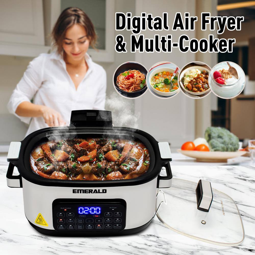 Emerald - 14 in 1 Electric Multi Cooker  Air Fryer Duo - Stainless Steel SM-AIR-1863