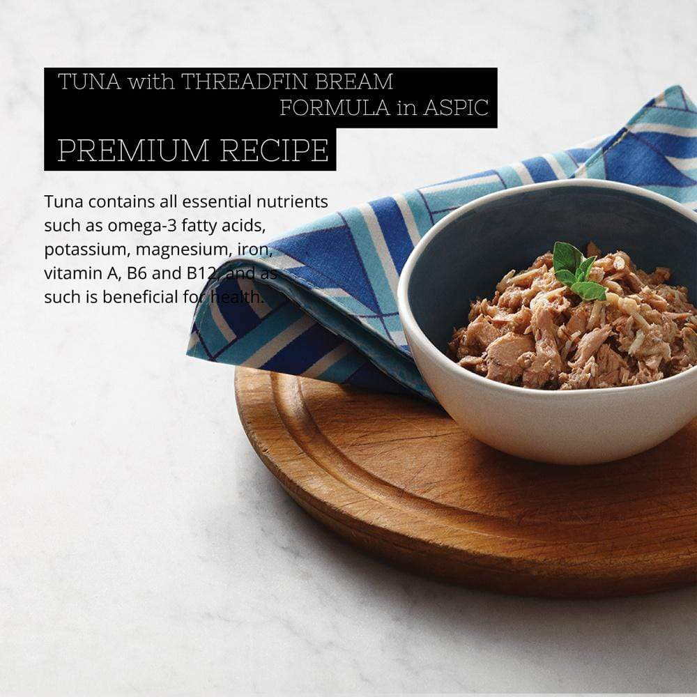 Fussie Cat Grain Free Premium Tuna with Threadfin Bream in Aspic Canne