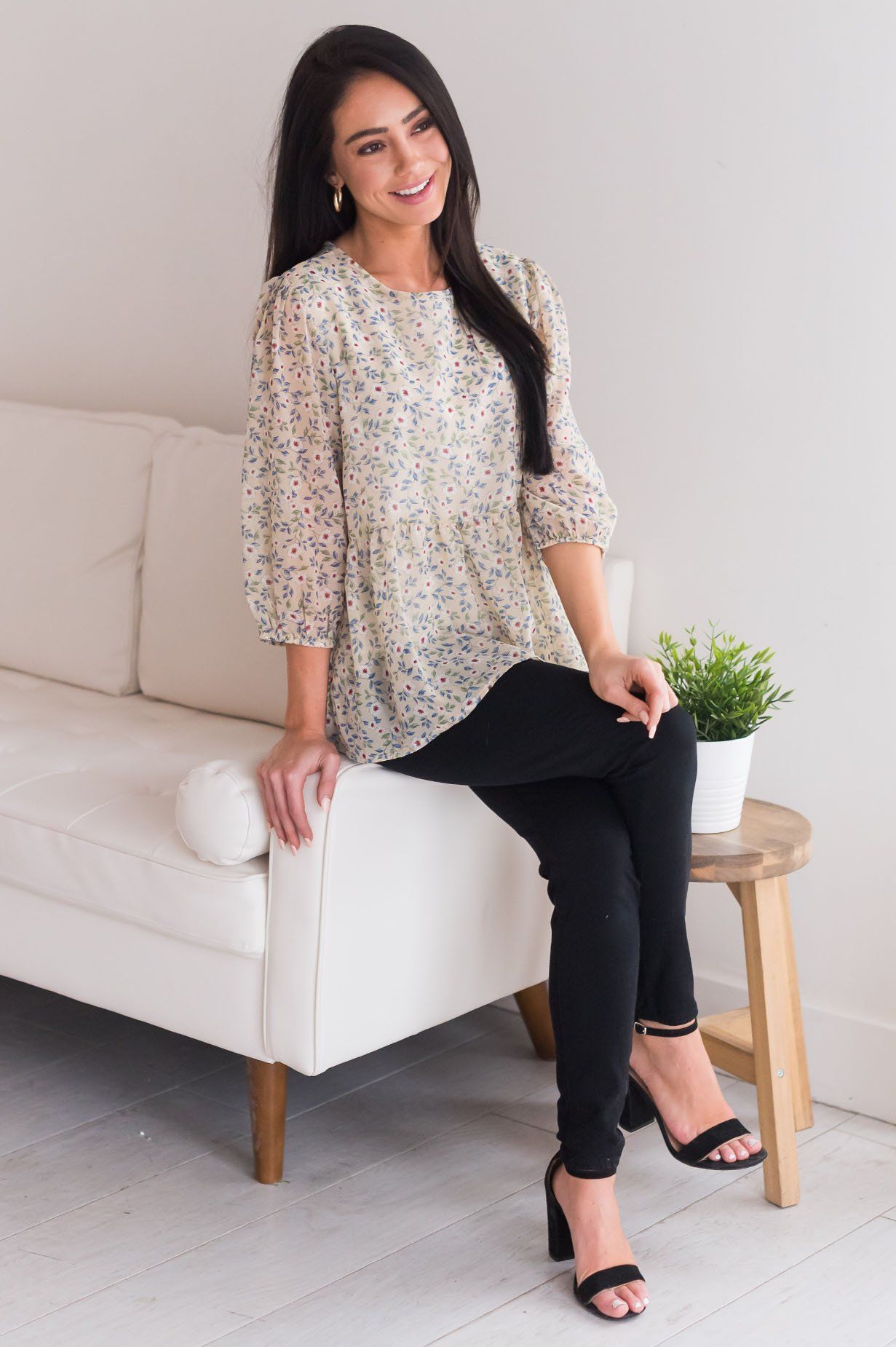 Every Little Thing Modest Blouse