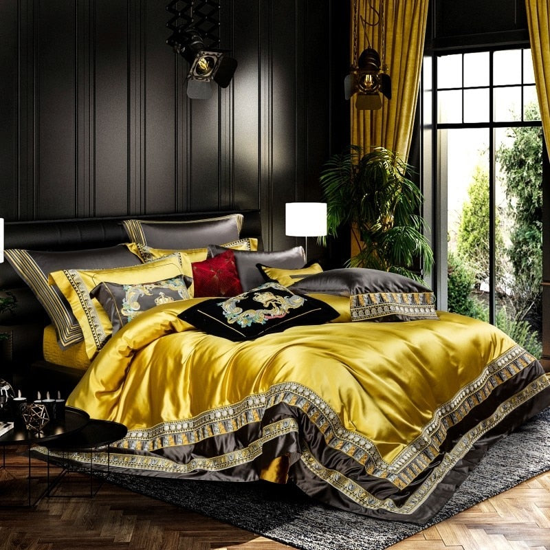 Smaddy Vintage Silk Bedding Set