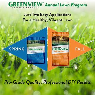 GreenView 17 lbs. Fairway Formula Spring Fertilizer and Crabgrass Preventer Covers 5000 sq. ft. (26-0-5) 2129823