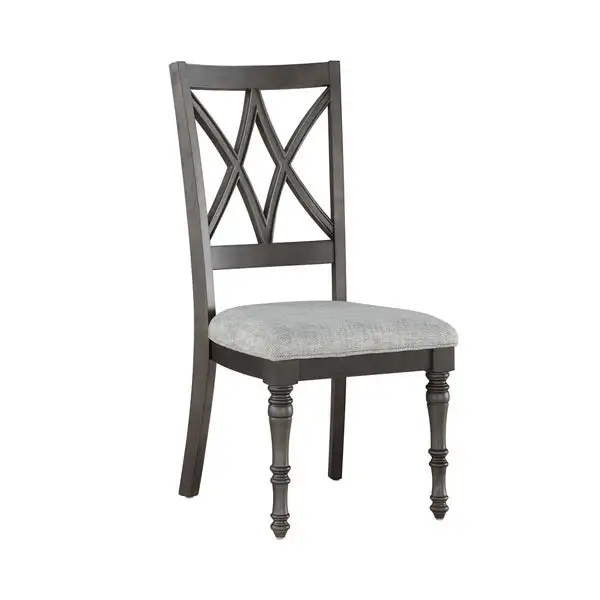 Lockwood Double X-Back Wood Dining Chair by Greyson Living (Set of 2)