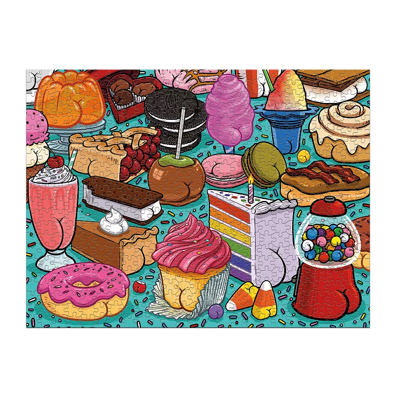 Ceaco Butts On Things Sweet Cheeks 500-Piece Jigsaw Puzzle