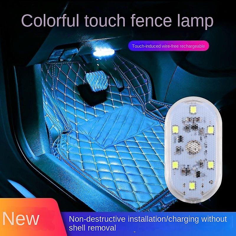 Car Atmosphere Light Car Touch Light Lighting Car Car Trunk Rear Reading Light Usb Charging Led Colorful