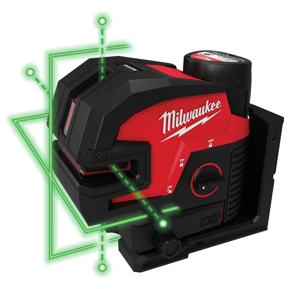 MW M12 Green Cross Line and 4 Points Laser Kit 3624-21 from MW