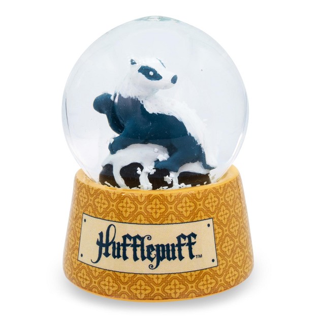 Silver Buffalo Harry Potter House Hufflepuff Collectible Snow Globe 2 5 Inches Tall