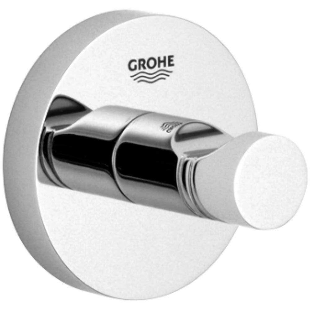 GROHE Essentials Single Robe Hook in StarLight Chrome 40364001