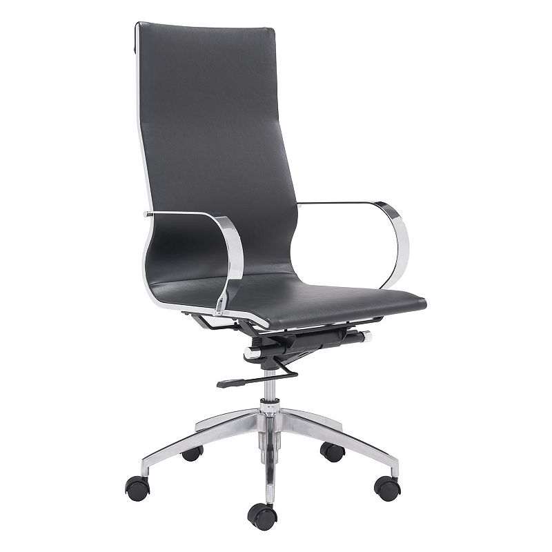 Zuo Modern High Back Adjustable Glider Desk Chair