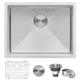 Ruvati Gravena 16 Gauge Stainless Steel 21 in. Undermount Bar Sink RVH7121