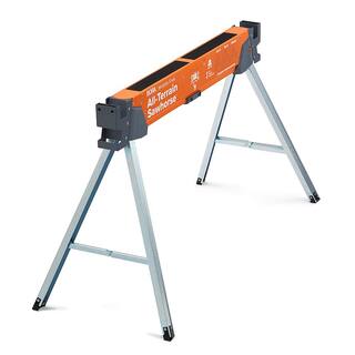 BORA 30 in. H Steel All Terrain Sawhorse 750 Lb. Capacity (2-Pack) PM-4520T