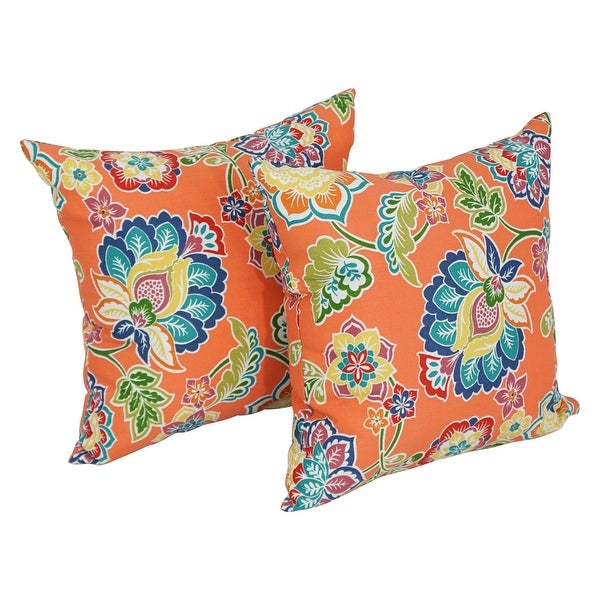 17-inch Outdoor Throw Pillows (Set of 2， Multiple Patterns)