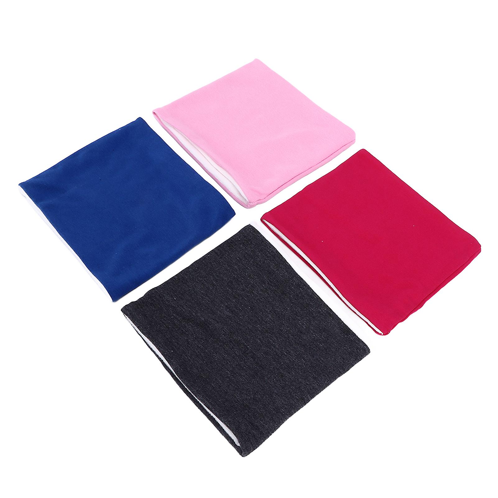 4 Pcs Kids Neck Warmer Fashion Cotton Keep Warm Candy Color Double Layer Neck Gaiter For Kids