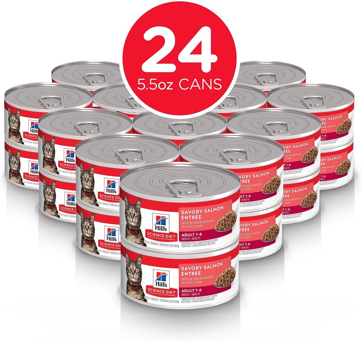 Hill's Science Diet Adult Savory Salmon Entree Canned Cat Food