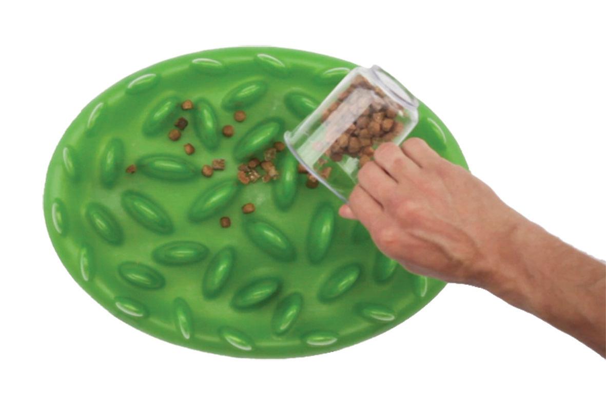 Company of Animals Green Slow Dog Feeder， Stop Your Dog Eating So Quickly L Size