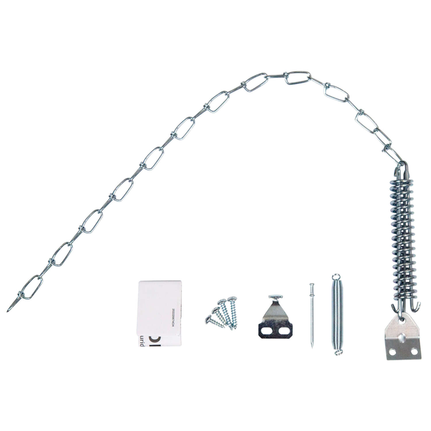 Larson Zinc-Plated Mill Steel Storm Door Wind Chain 9 pc