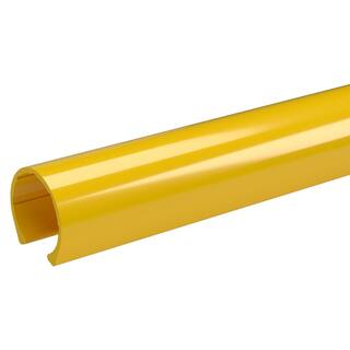 Formufit 1-14 in. x 40 in. Yellow Pipe Clamp Schedule 40 Rigid PVC Material Clip (2-Pack) P114CLP-YE-40x2