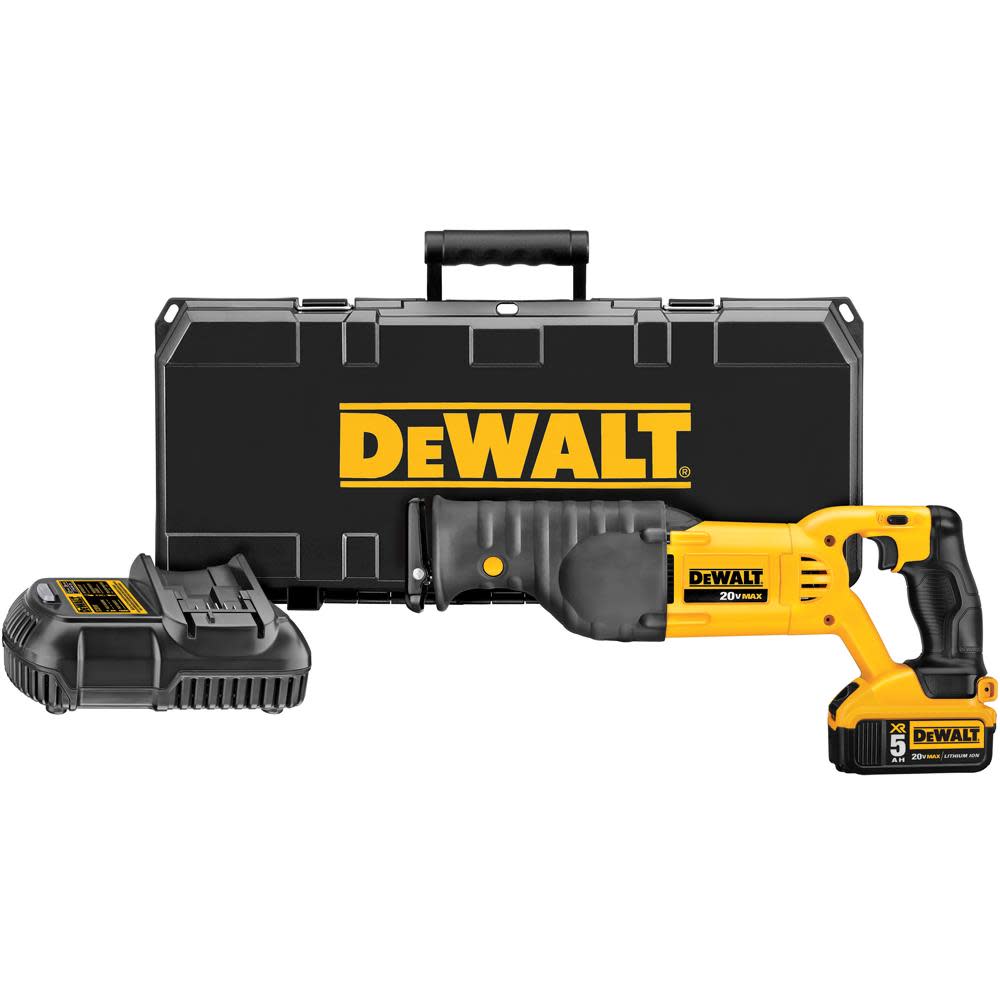 DEWALT 20V MAX Lithium Ion Reciprocating Saw Kit DCS380P1 from DEWALT