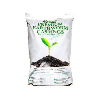 Viagrow 6 lbs. Premium Earthworm Castings Soil Builder (5.16 L5.4 Qt.1.36 Gal.314 cub. in.) VEWC6