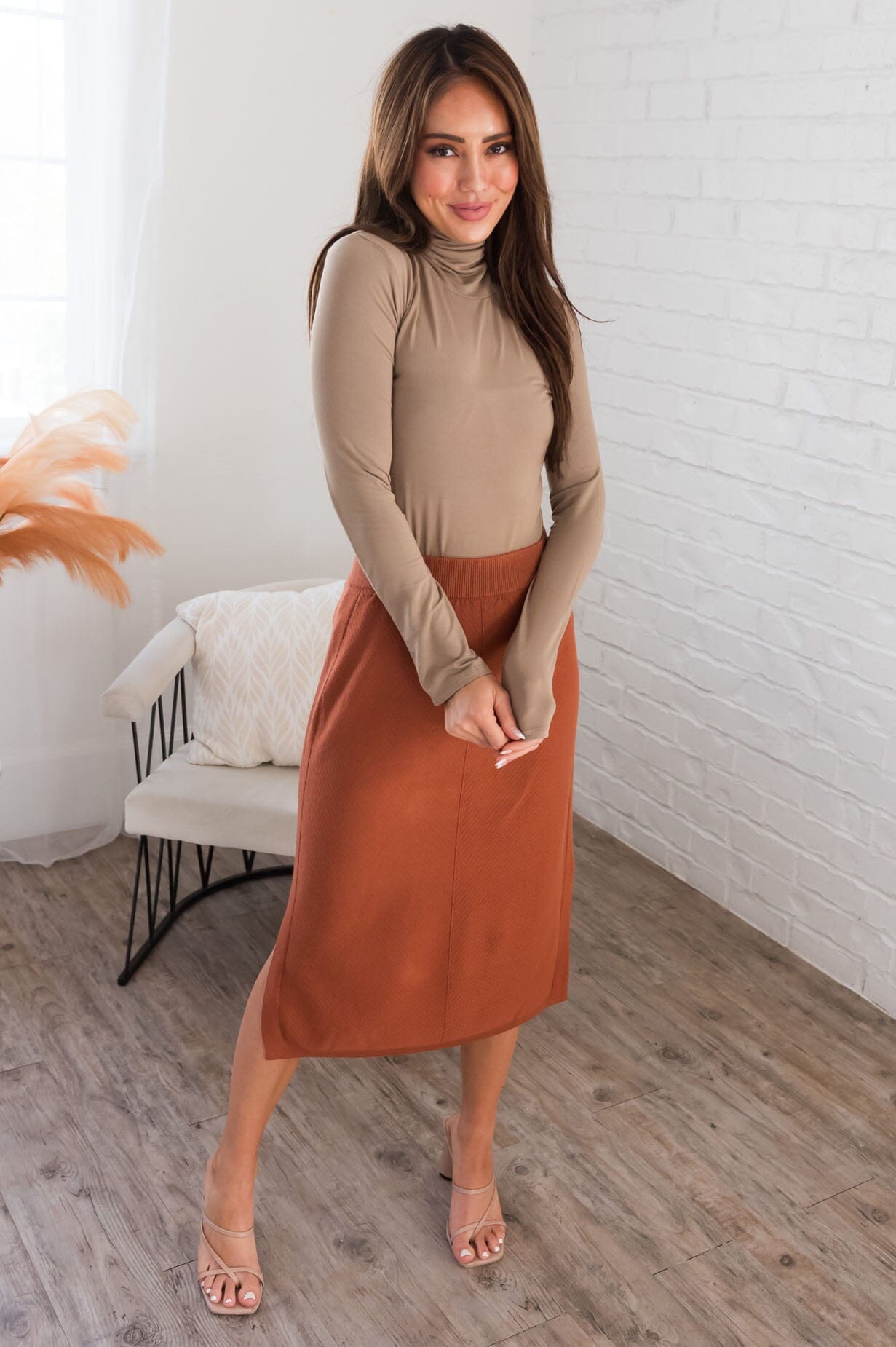 Very Luxe Modest Mock Neck Top