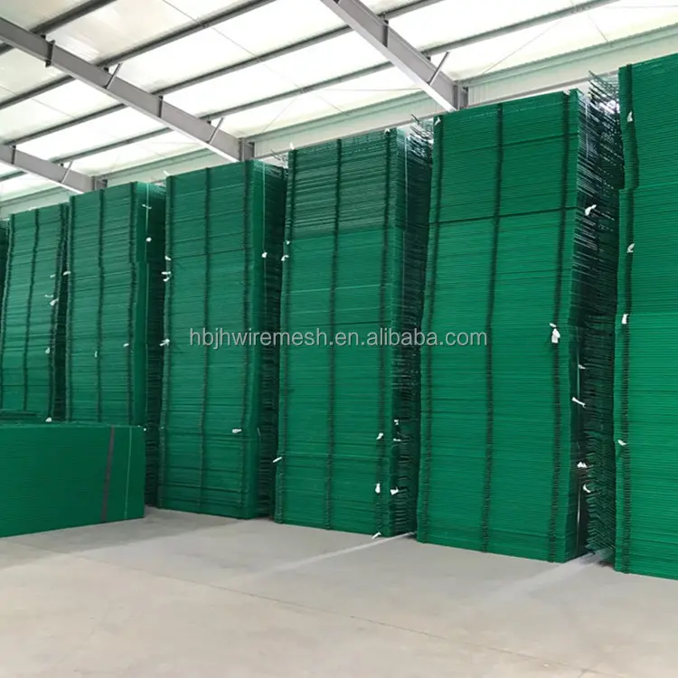 Perimeter Fencing Easily Assembled 3d Bending Curved Welded Steel Wire Mesh Jardin Panel Fencing Garden Fencing Buildings