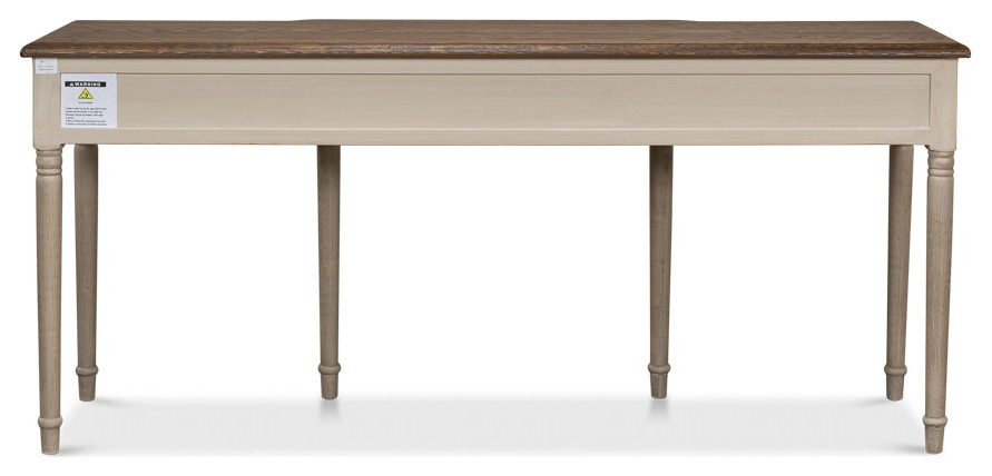 Asher Console Table With Drawers Reclaimed Wood   Transitional   Console Tables   by Sideboards and Things  Houzz