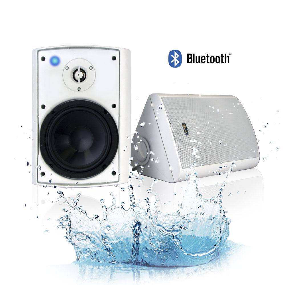 Sound Appeal Bluetooth 6.50 in. IndoorOutdoor Weatherproof Patio Speakers Wireless Outdoor Speakers Beige SA-BT6.5BG