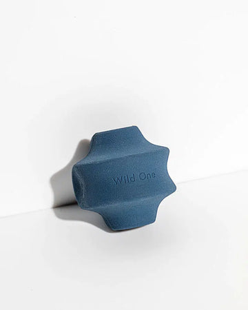 Wild One Navy Twist Toss Dog Toy | Tomlinson's Feed