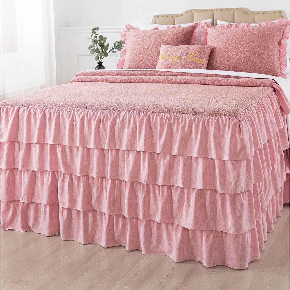 Bedspread Set  Queen  4 Piece