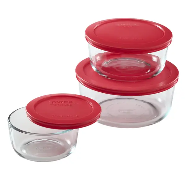 Pyrex 6-Piece Round Storage Set