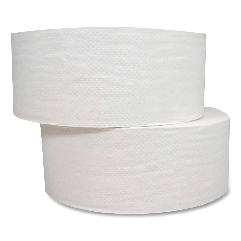 700 ft. 2-Ply White Septic Safe Jumbo Toilet Paper (12-RollsCarton) MOR29