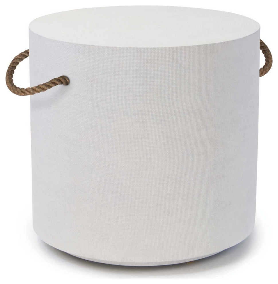 Aegean Round Table   Beach Style   Side Tables And End Tables   by Regina Andrew  Houzz