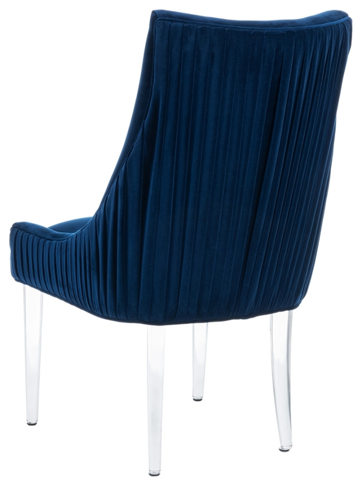 Safavieh De Luca Acrylic Leg Dining Chair   Contemporary   Dining Chairs   by Safavieh  Houzz